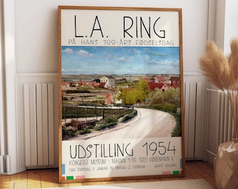 Scandinavian Museum Exhibition Poster LA Ring