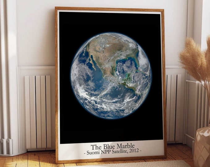 The Blue Marble Photo 2012 Earth From Space Poster Bring the Beauty of Earth into Your Home with The Blue Marble 2012 Space Poster