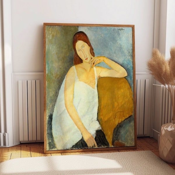 Modern Painting by Amedeo Modigliani Feminist Painting Feminist Art Contemporary Art Poster Modern Poster