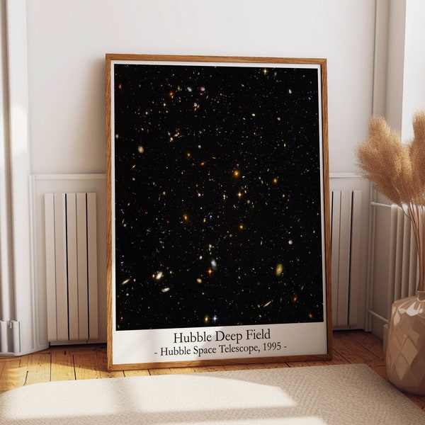 Hubble Deep Field Hubble Telescope Photo Famous Space Photo