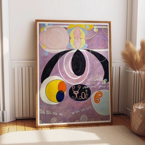 Spiritual Abstractions: Hilma Af Klint's Unique Modern Print - The Ten Largest No. 6, Adulthood - Captivating Art for Contemporary Interiors