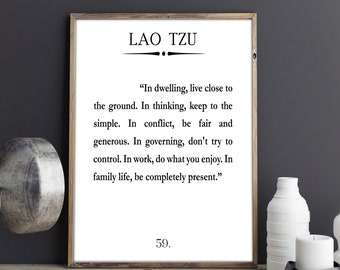 Lao Tzu Quote Chinese Quote Chinese Wisdom Quote Balance Quote