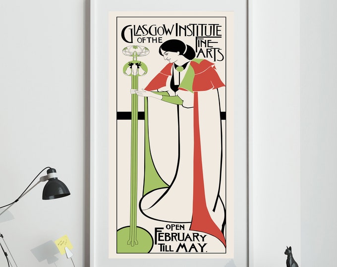 Charles Rennie Mackintosh Poster Scottish Art Nouveau Poster