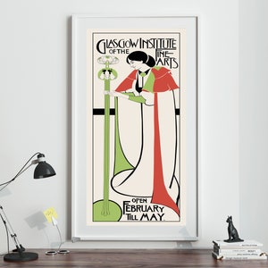 Charles Rennie Mackintosh Poster Scottish Art Nouveau Poster