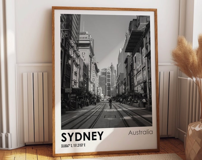 Sydney Travel Poster Sydney Photo Print Travel Art