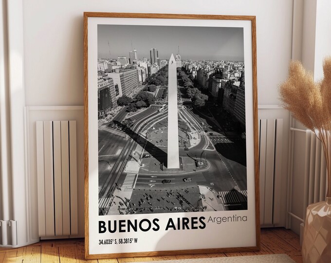 Buenos Aires Travel Poster Buenos Aires Photo Print Travel Art