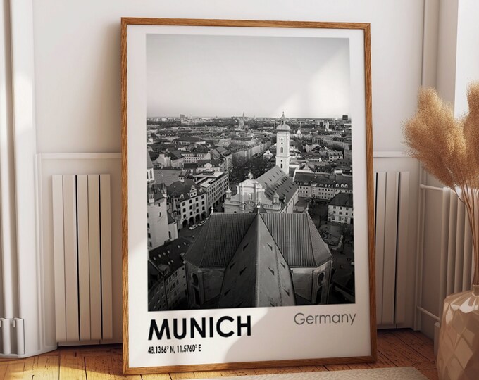 Munich Travel Poster Munich Photo Print Munich Travel Art