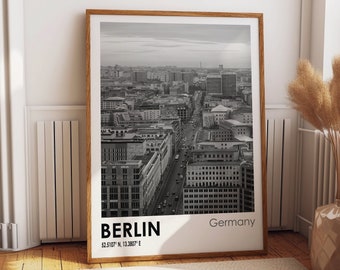 Berlin Travel Poster Berlin Photo Print Berlin Travel Art