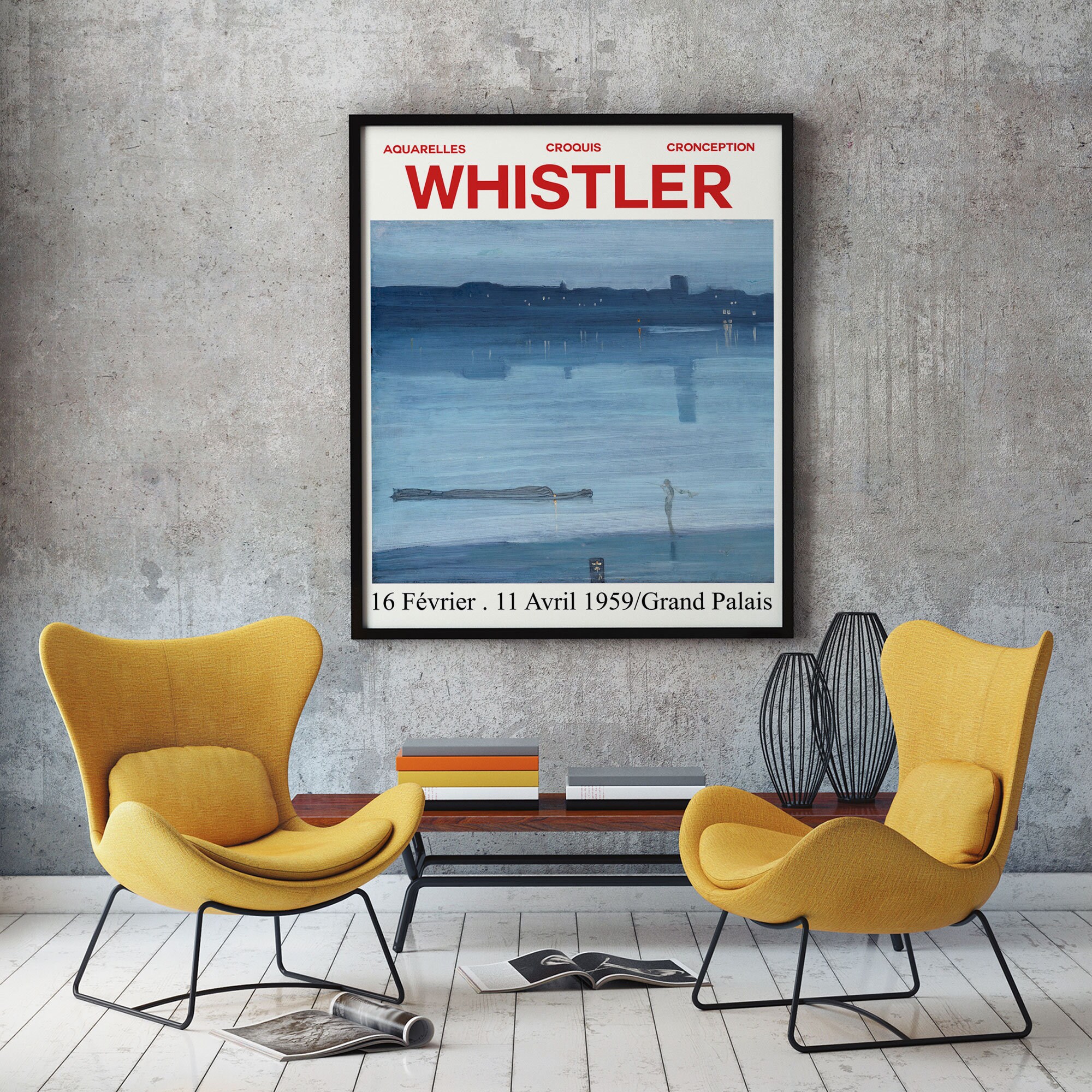 Museum Art Poster for Painting Exhibition James Abbott McNeill Whistler