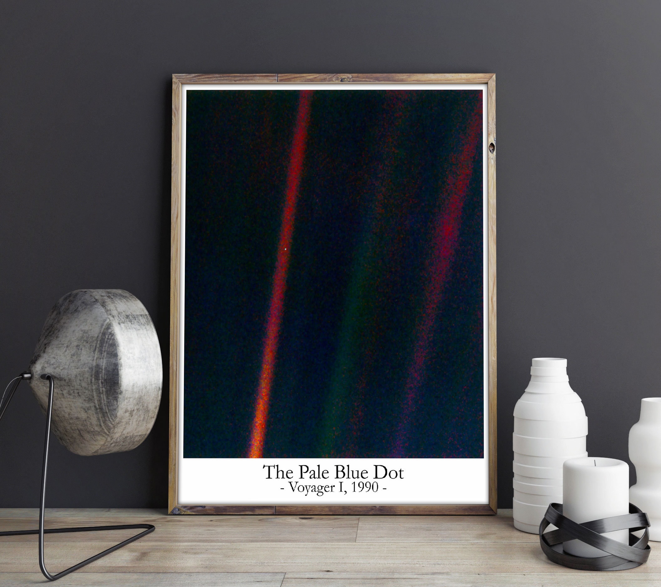 The Pale Blue Dot Poster Pale Blue Dot Print Astronomy Poster