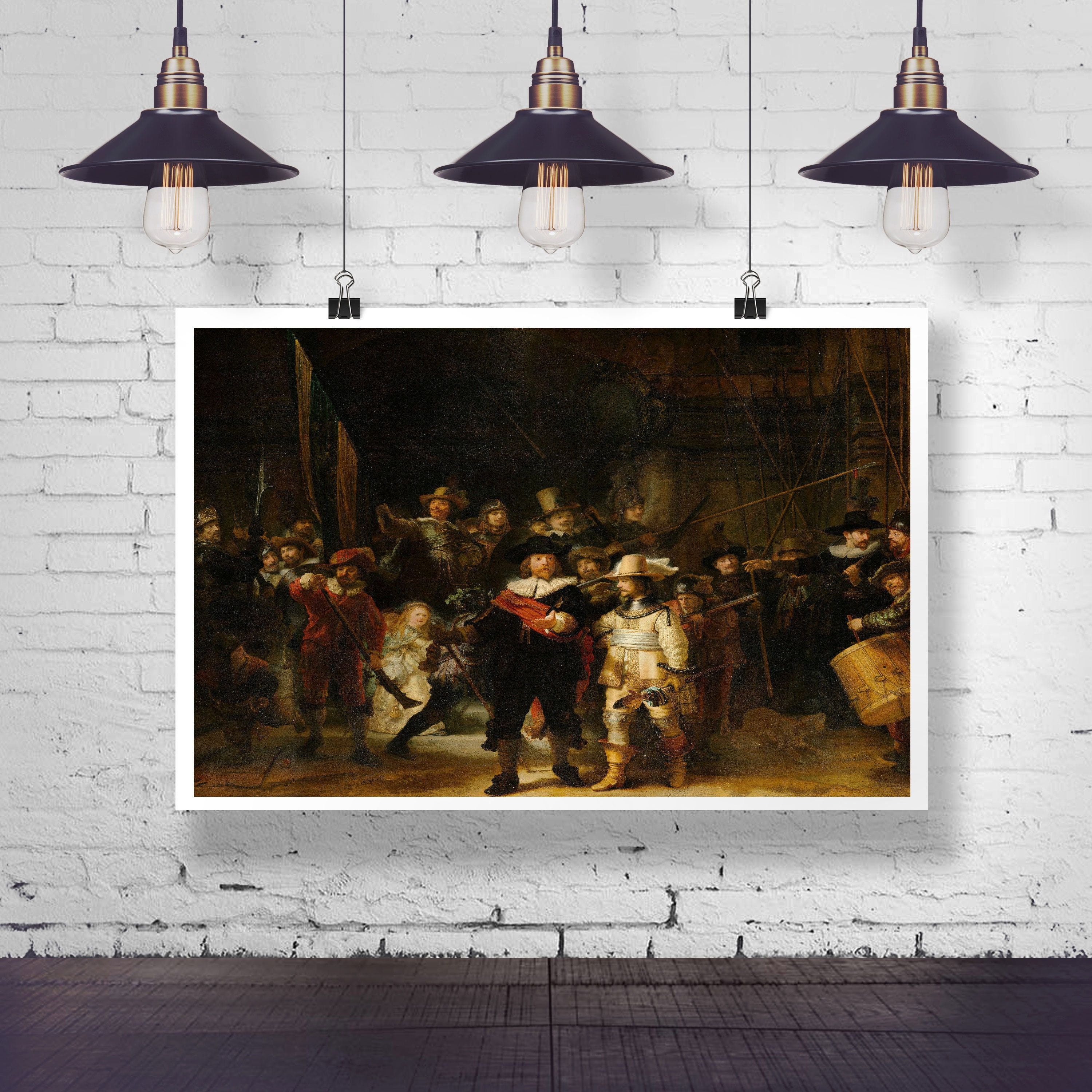 Rembrandt The Night Watch Painting Large Rembrandt Painting