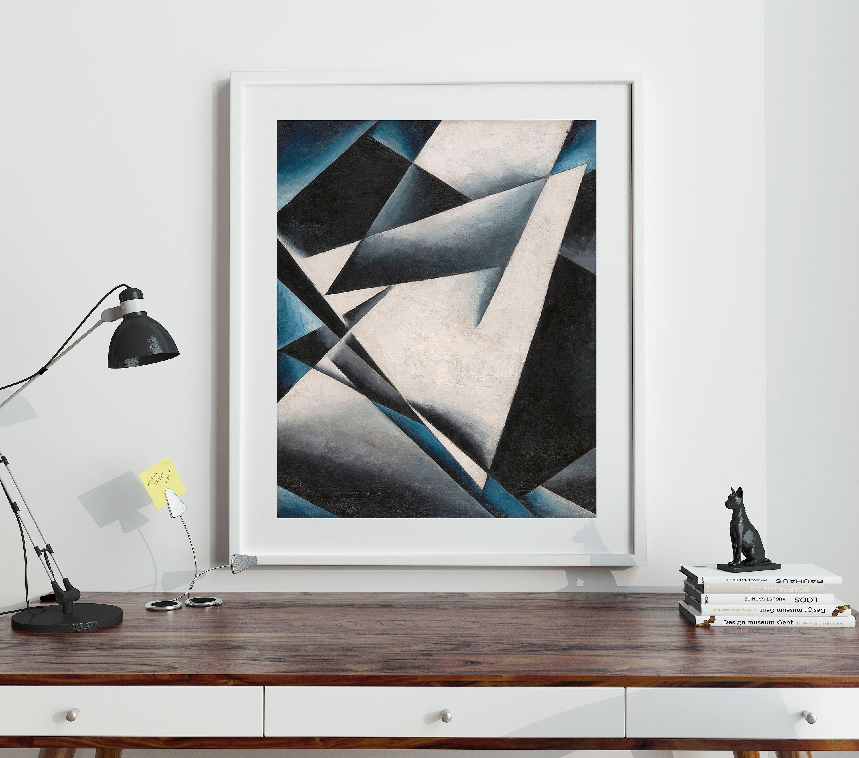 Modern Abstract Oil Painting Painterly Architectonics by Lyubov Popova