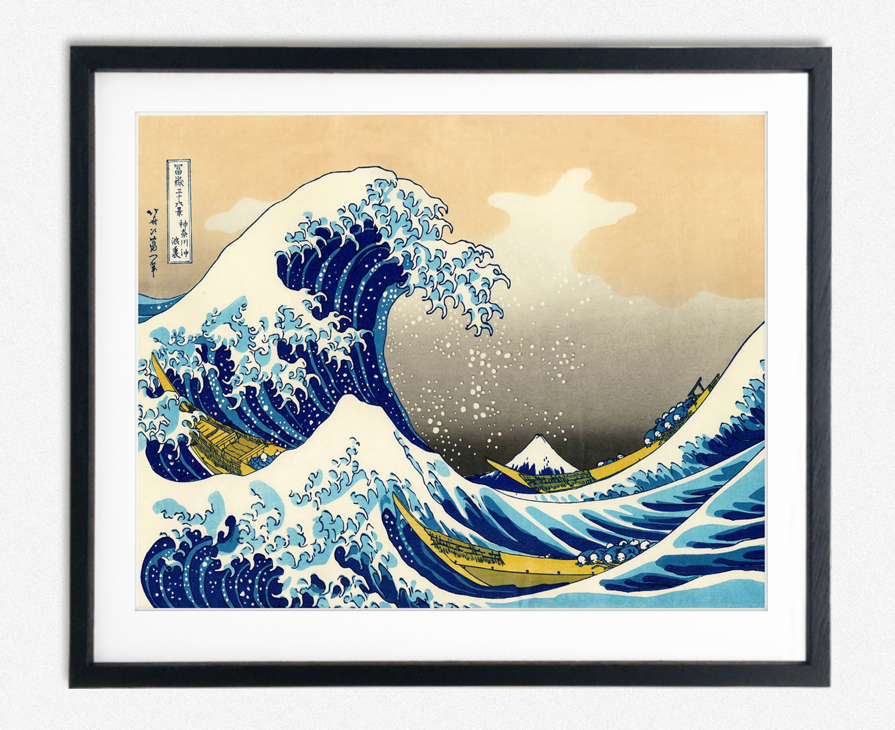 The Great Wave off Kanagawa by Hokusai Great Wave Art Great Wave Poster  Great Wave Print Japanese Wall Art Japanese Poster Japan Poster Art 