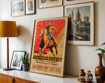 アメリカン・カウボーイ・ロデオ・ポスター：テキサス殿堂
