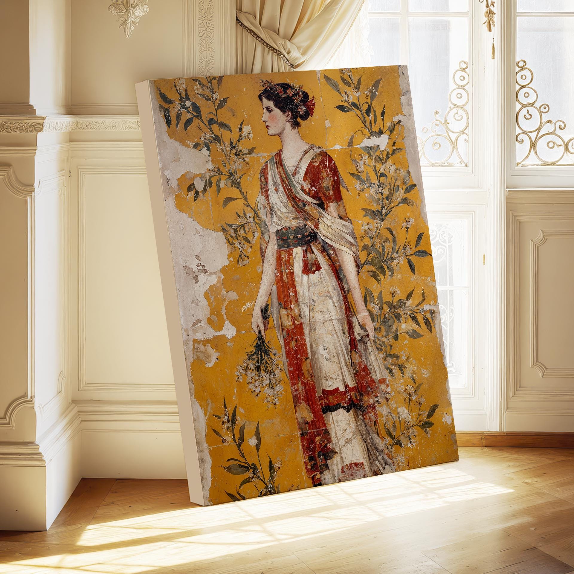Roman Goddess Victoria Poster | Classic Female Figure Wall Art Decor ...