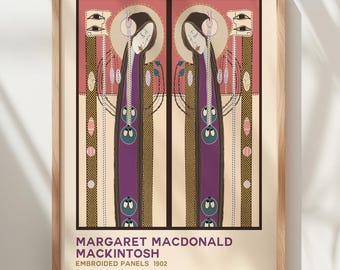 Margaret Macdonald Mackintosh Art Nouveau Poster: Glasgow Style