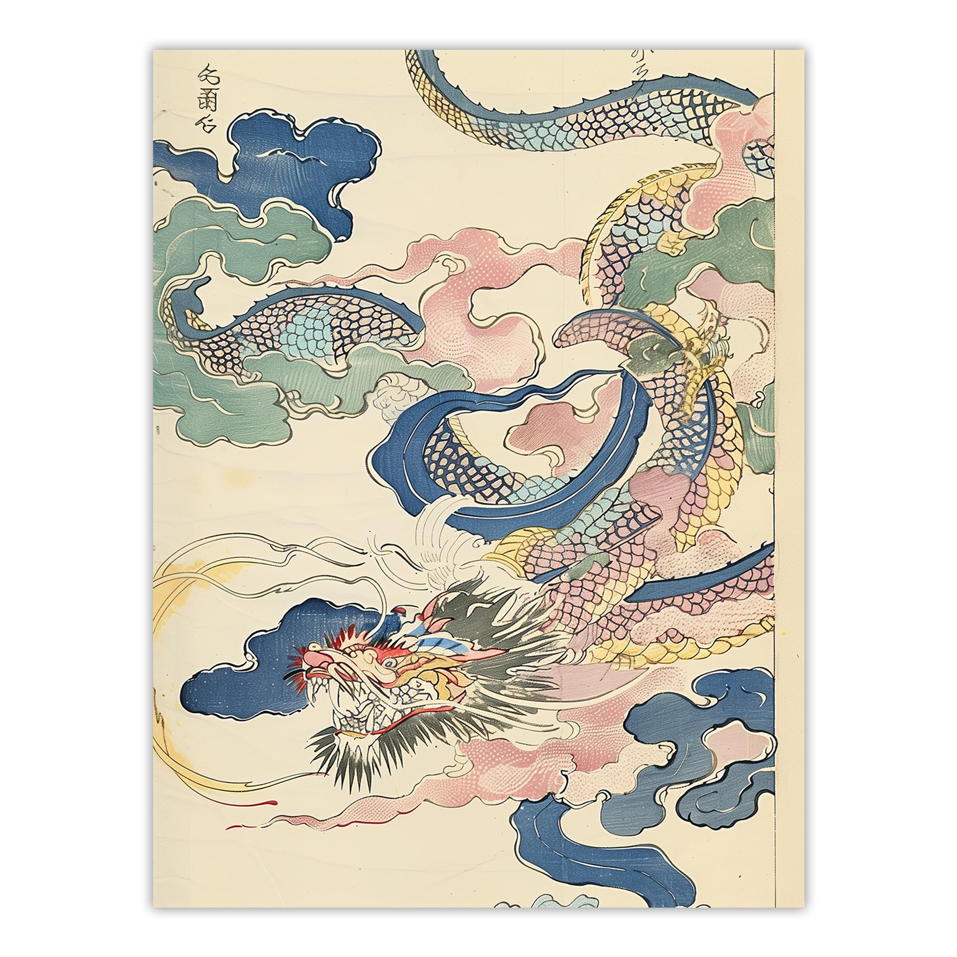 ABAKUHAUS Kabuki Federe Cuscini Set di 4, Dramma Giapponese Viso