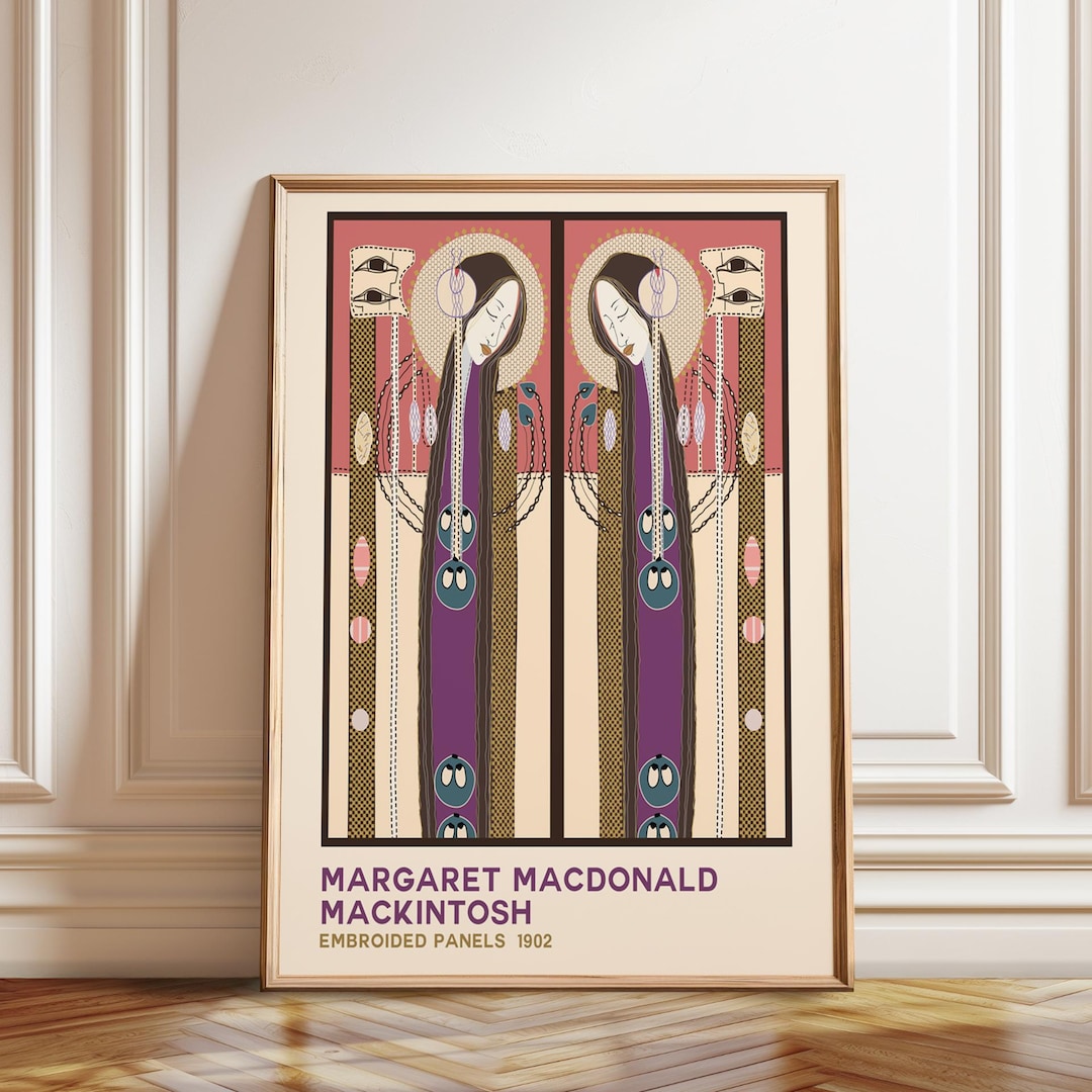 Margaret Macdonald Mackintosh Art Nouveau Poster: Glasgow Style