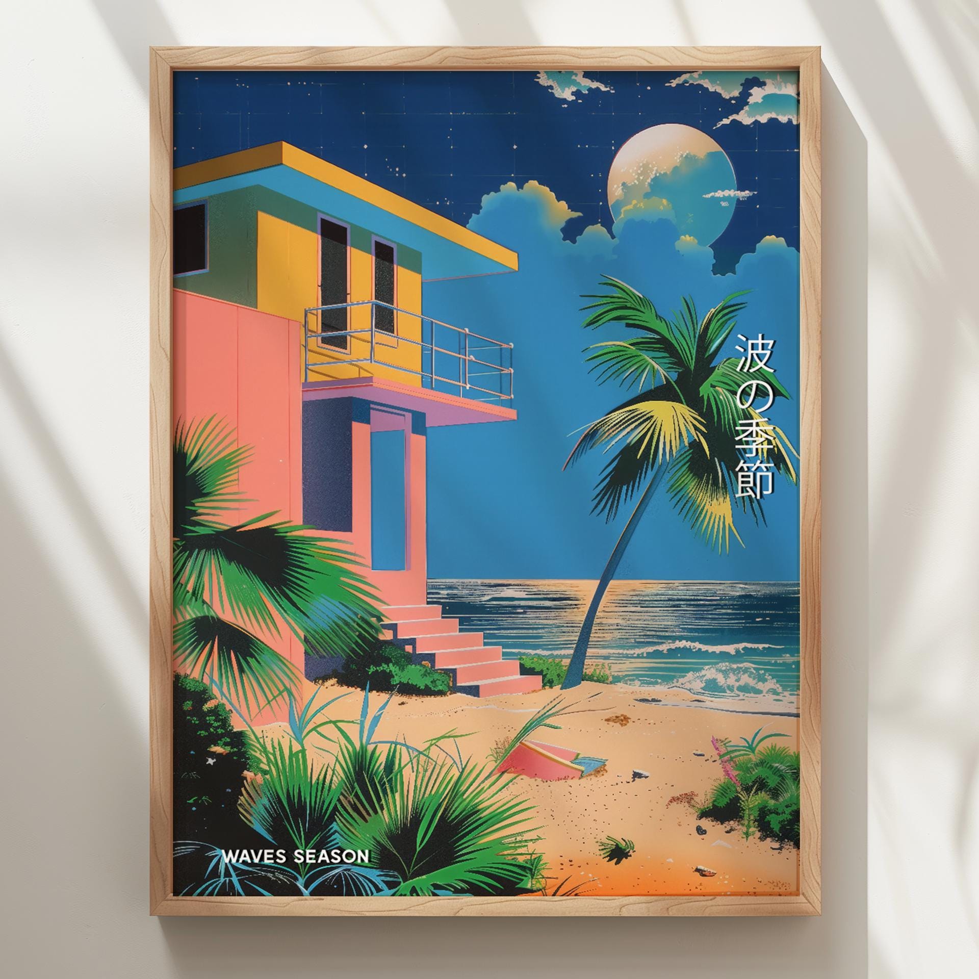 現代アート 海と建物の風景　リトグラフ il_fullxfull.6850211384_tk93.jpg