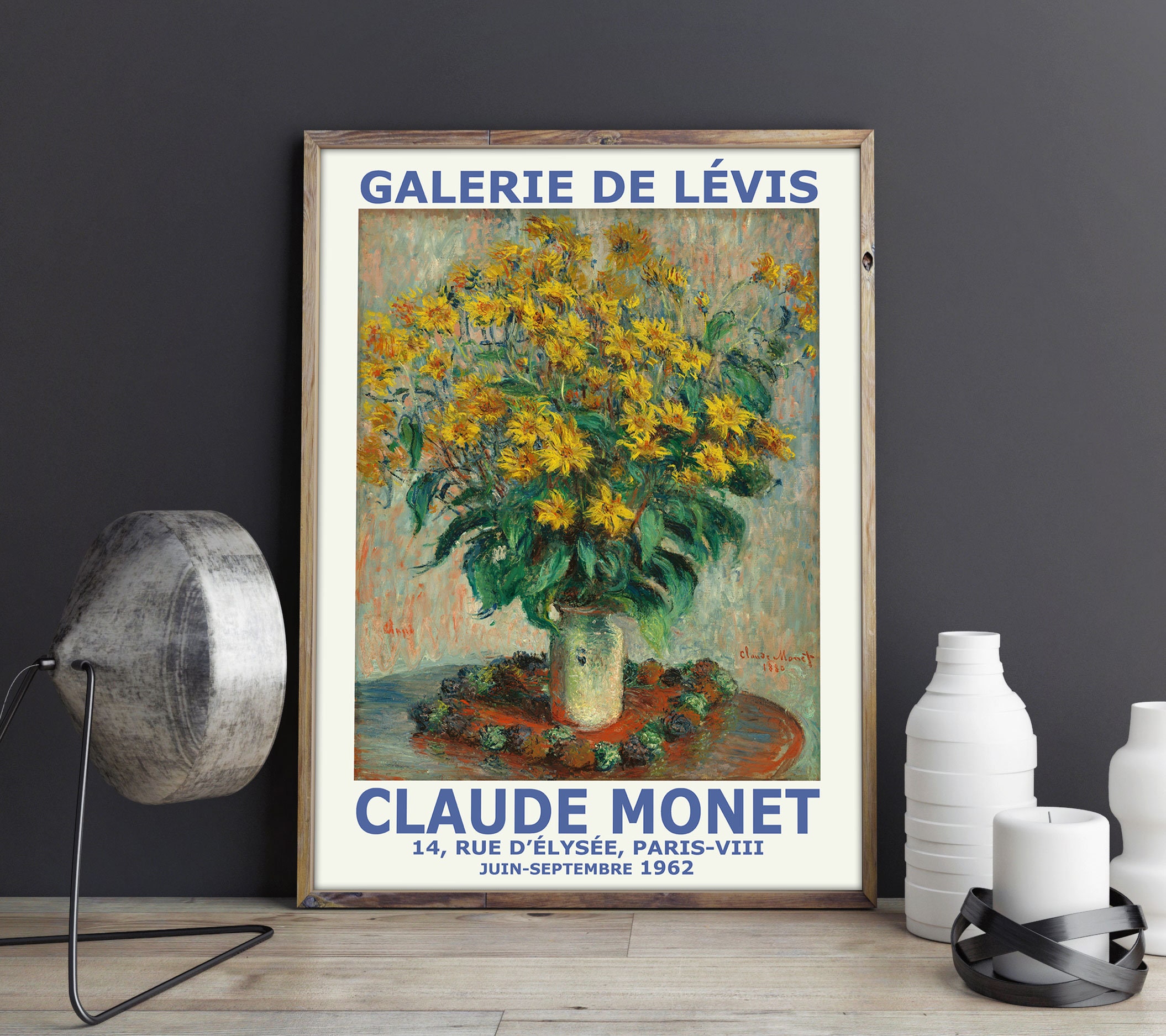 Exhibition Poster Painting Museum Art 1962