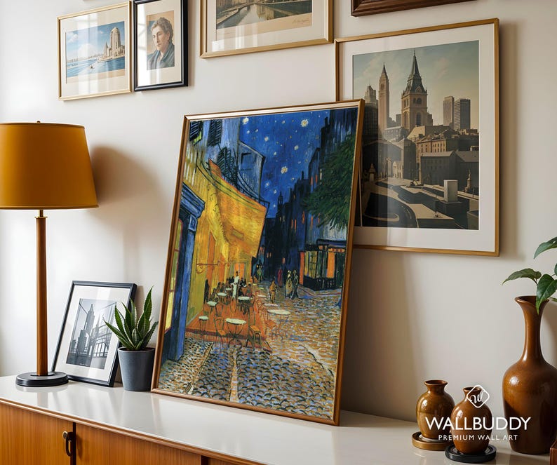 Van Gogh Cafe Terrace at Night Print: Arles, France - Museum Quality image 5