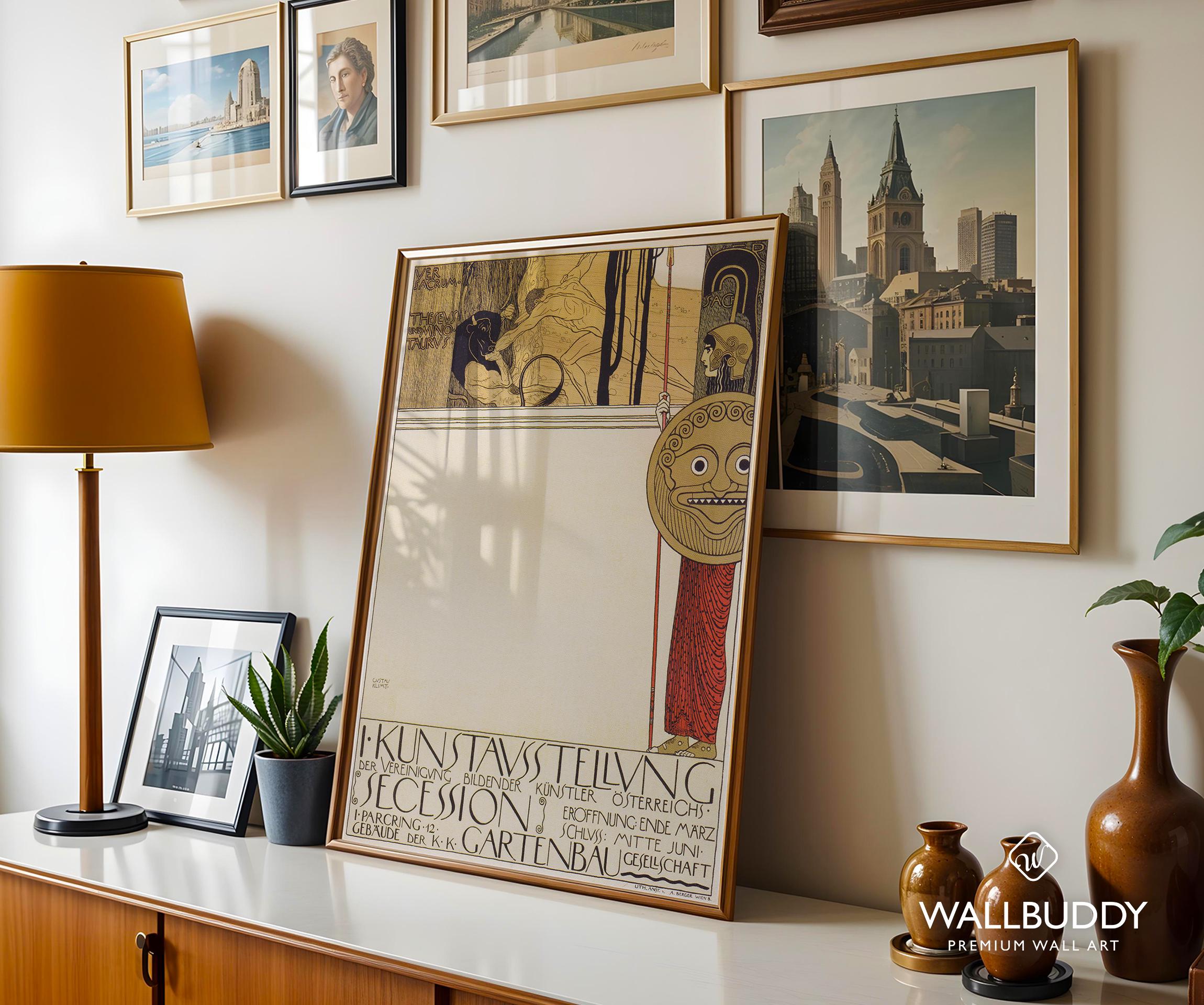 グスタフ・クリムト：ウィーン分離派展のアートプリント - Etsy 日本