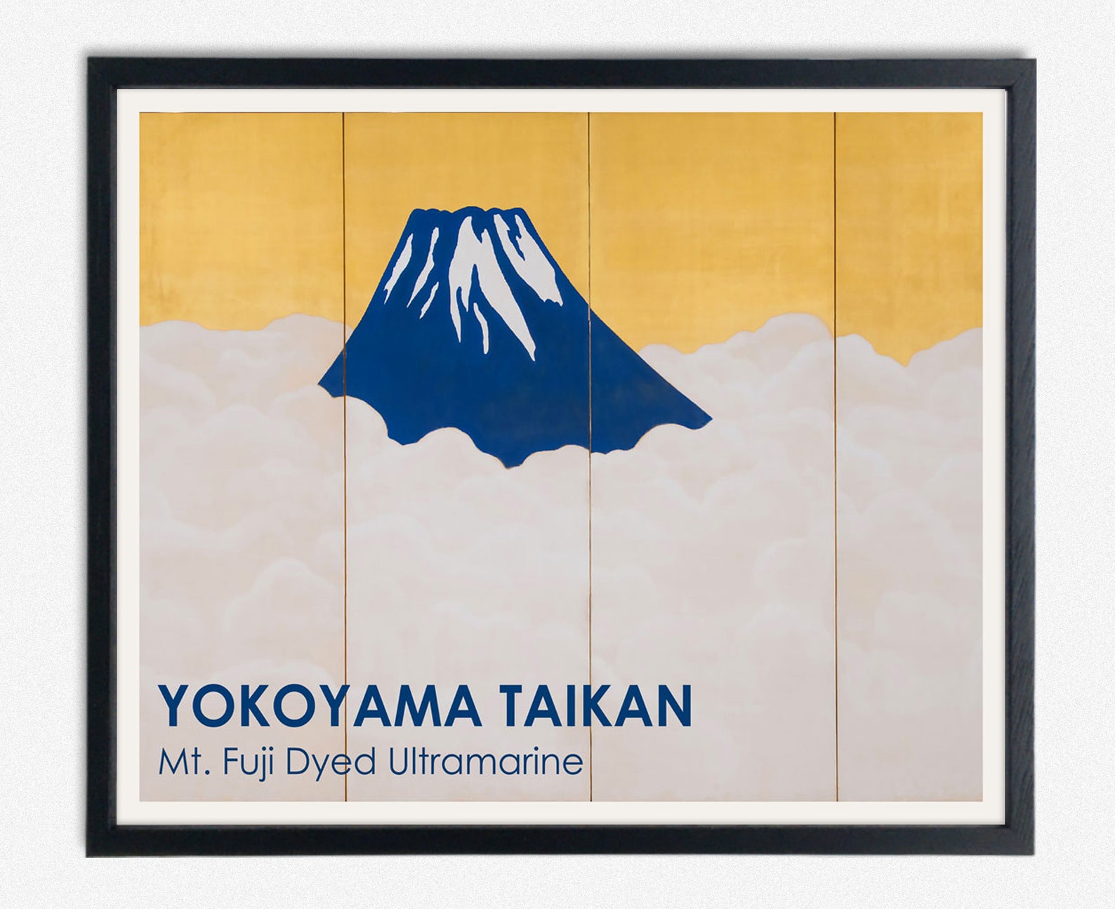 Mount Fuji Painting Modern Japanese Art Etsy