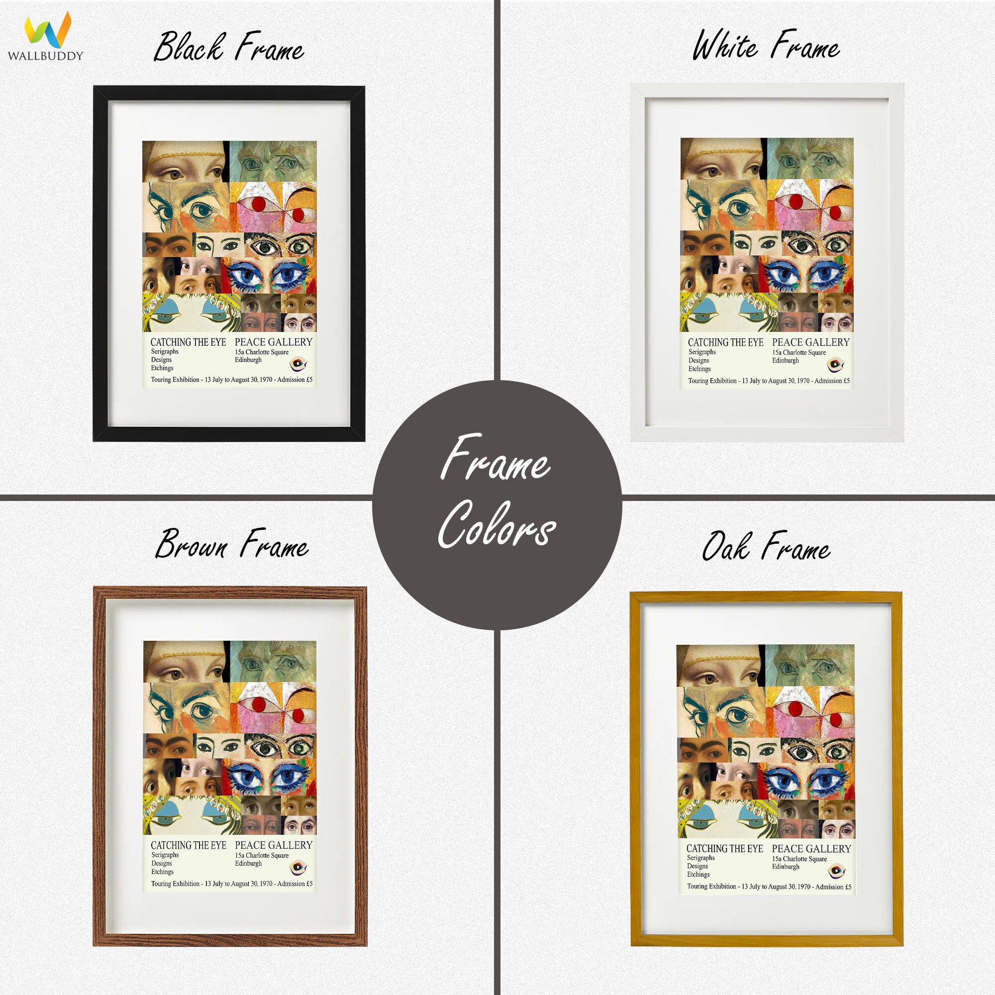 Museum Art Exhibition Print 1970 Vintage Exhibition Poster
