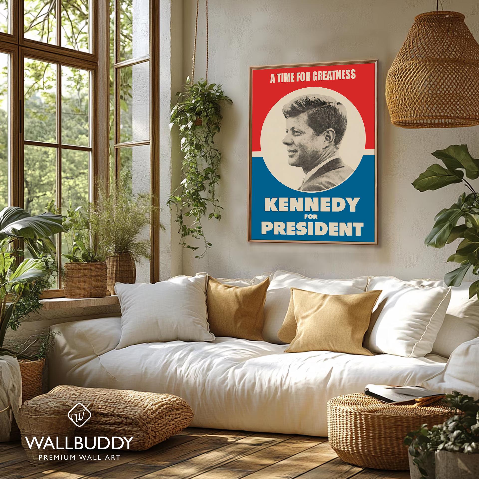 JFK大統領選挙キャンペーンポスター：ヴィンテージ選挙記念品 - Etsy 日本