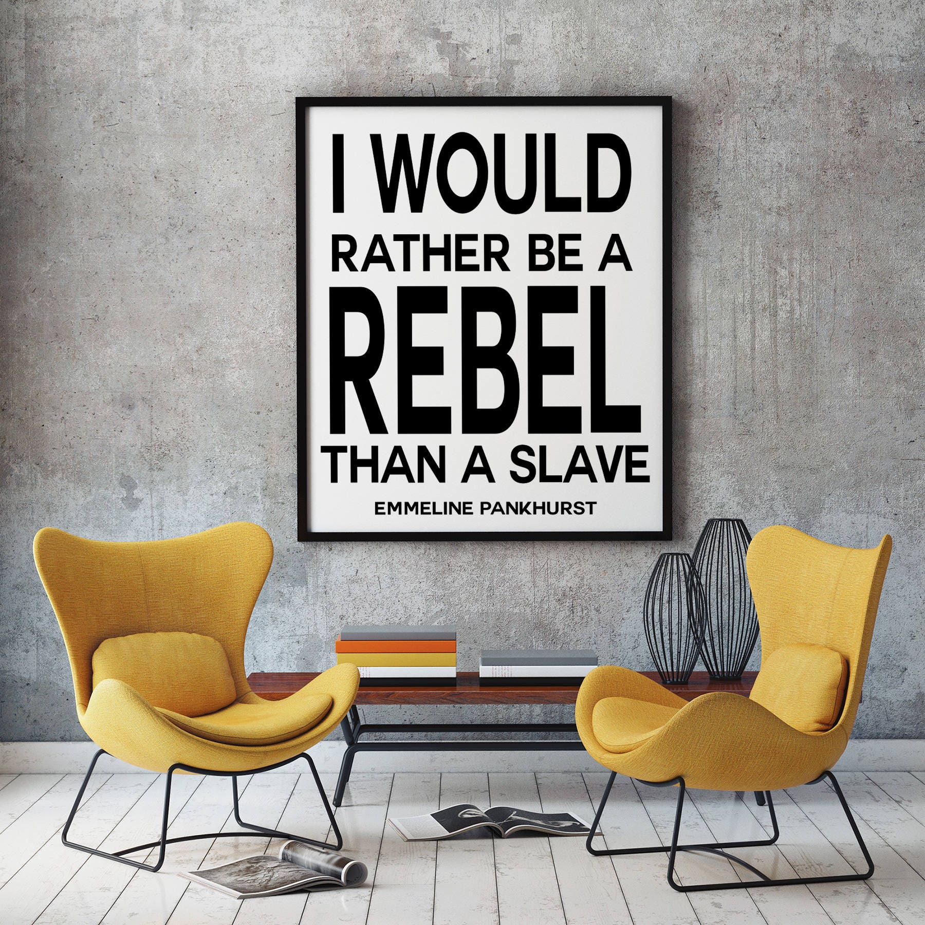 Emmeline Pankhurst Quote Pankhurst Quotation Feminist Poster Feminist