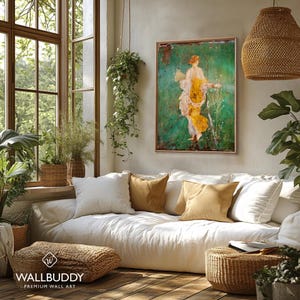 Ancient Roman Goddess Flora Roman Fresco Poster of the Goddess of ...