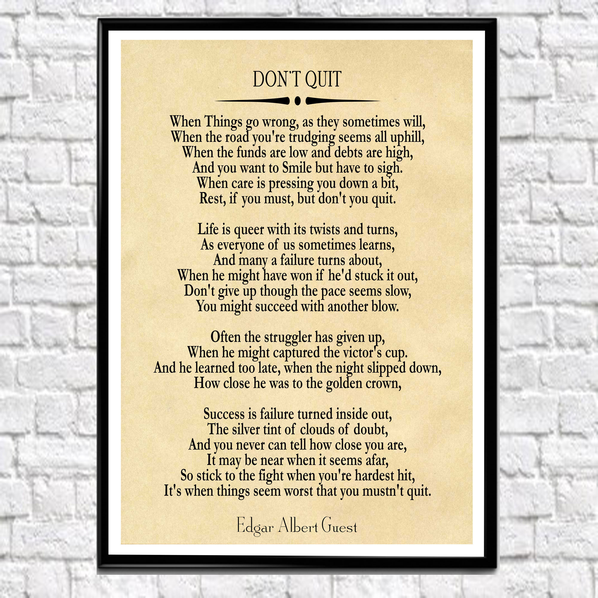 dont quit poem author dont quit poem author