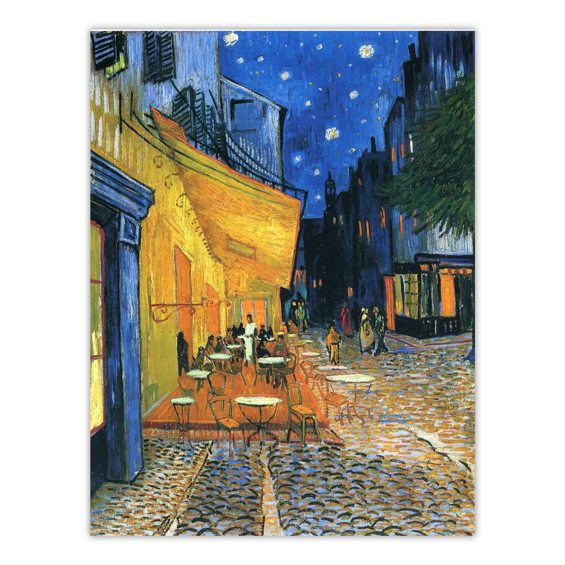ヴァン・ゴッホの夜のカフェテラスの版画：アルル、フランス