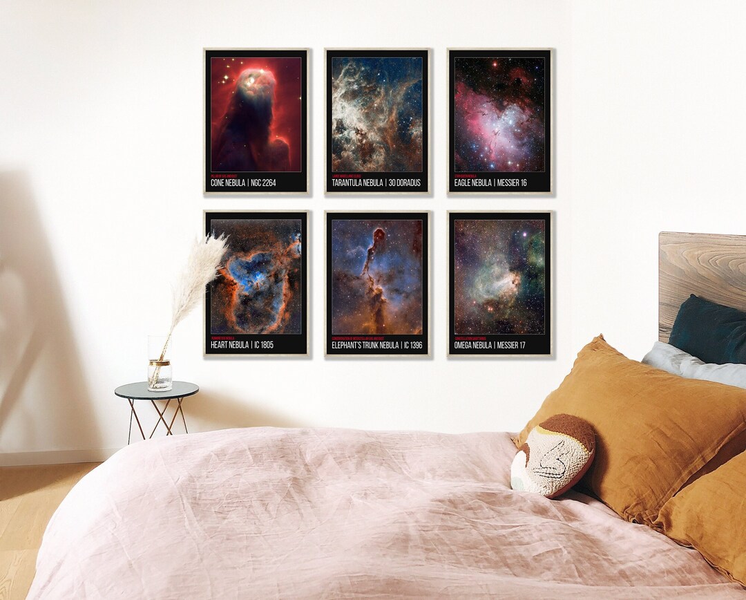 Nebula Poster Set of 6: Space Wall Art for Boys Room - Etsy Canada