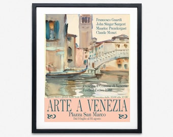 Venice Travel Poster | Etsy