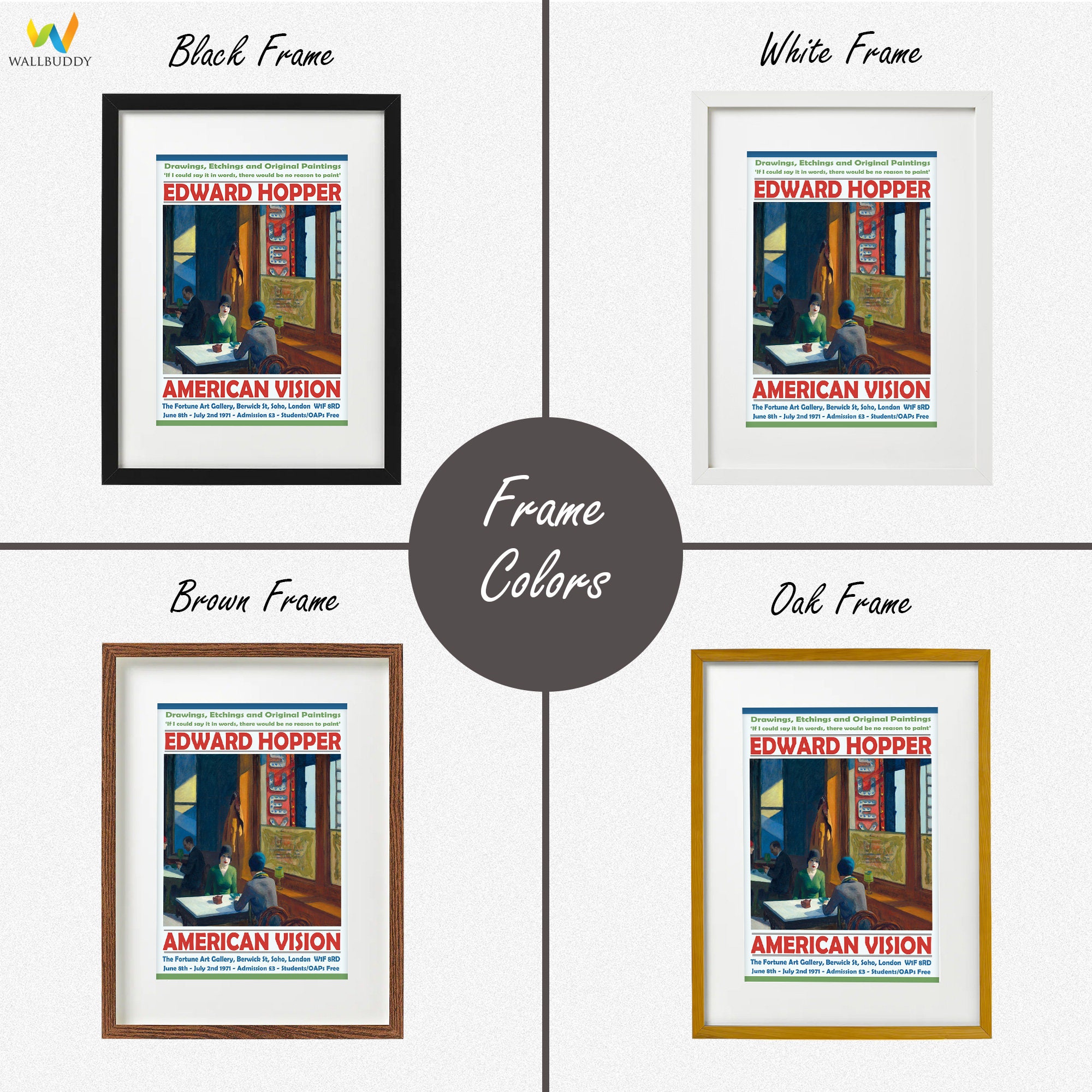 Edward Hopper Exhibition Poster Edward Hopper Art Gallery Etsy UK