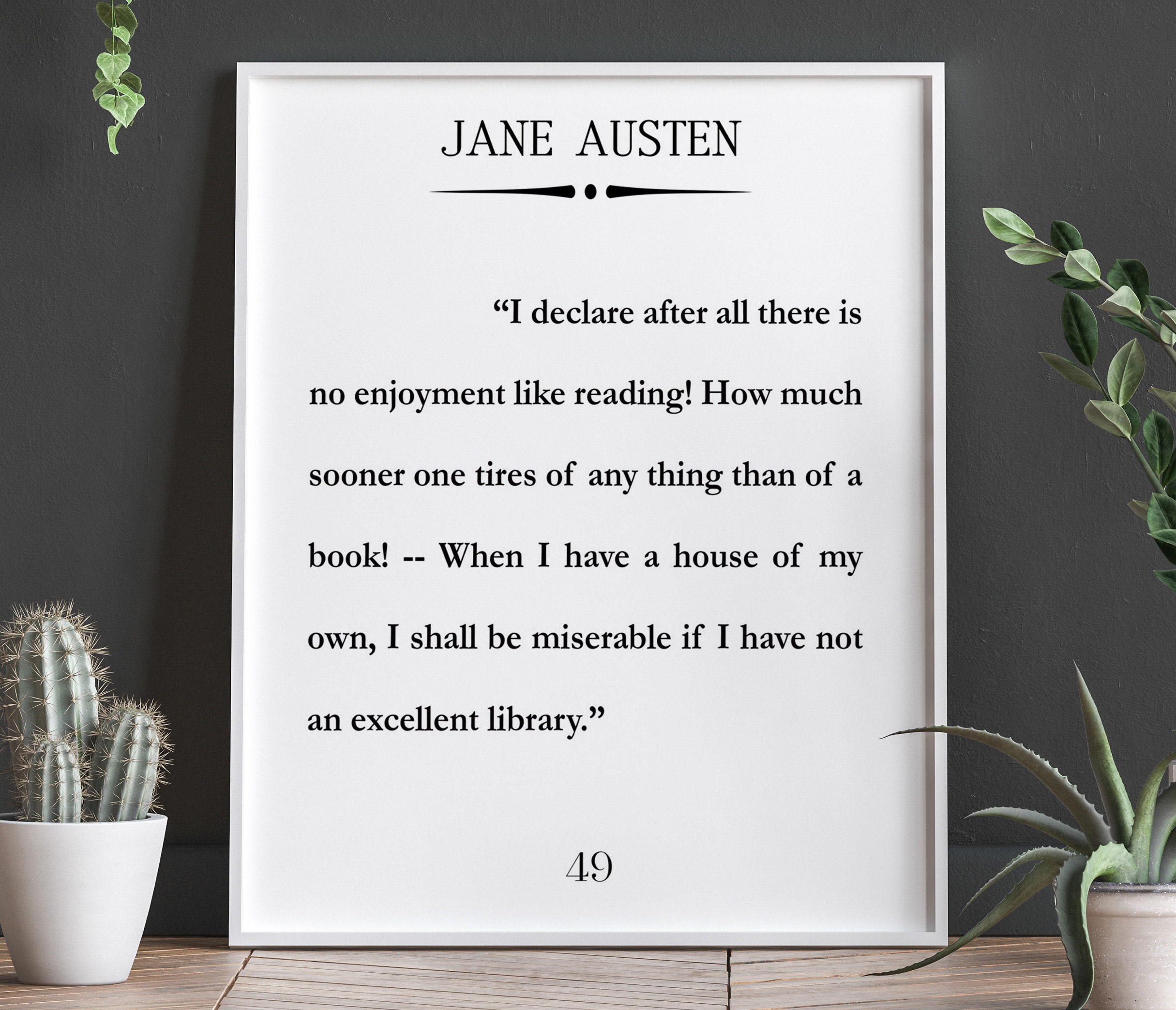 Jane Austen Citation Orgueil Et Prejuges Citation Jane Austen Etsy France