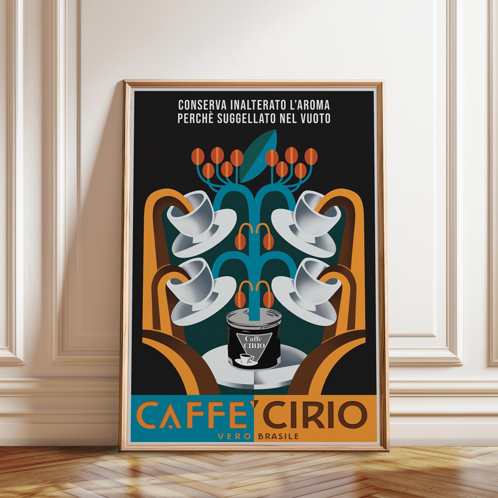 品多く coffee Lavazza art 日本 Etsy - 額縁