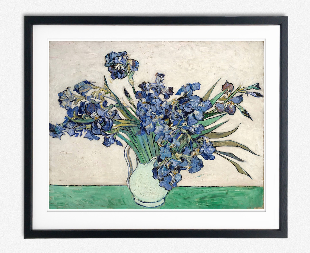 Vincent Van Gogh Irises 1890 Van Gogh Painting Stunning Irises - Etsy