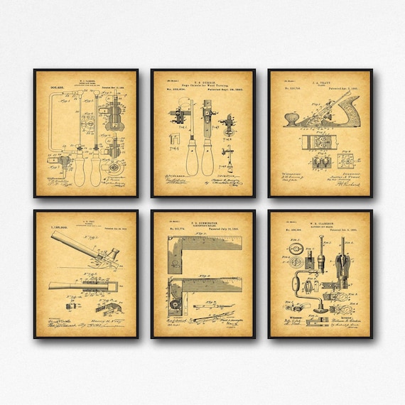 Targa In Metallo Vintage 30x40 Cm 'Conoscenza Del Falegname' - Poster Educativo E Divertente Per Falegnami E Uomini