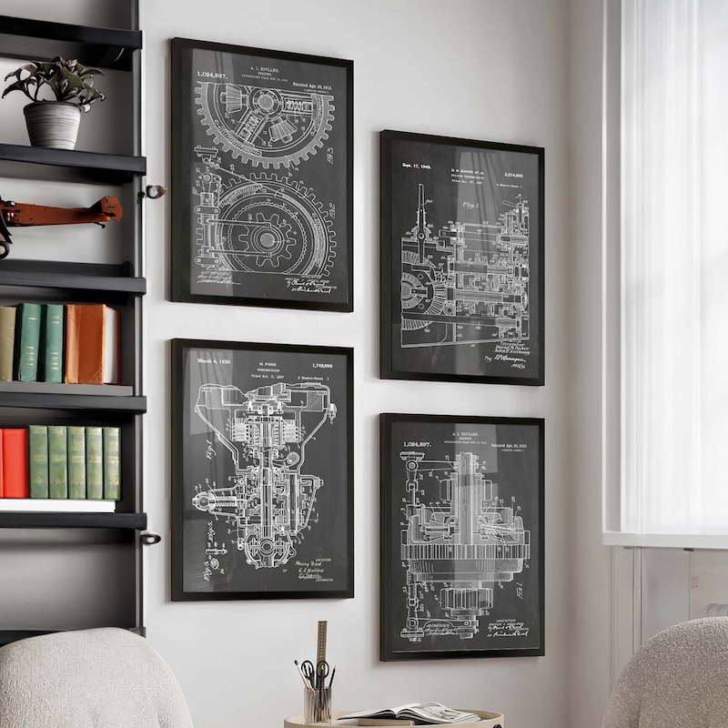 Industrial Wall Art - Etsy UK