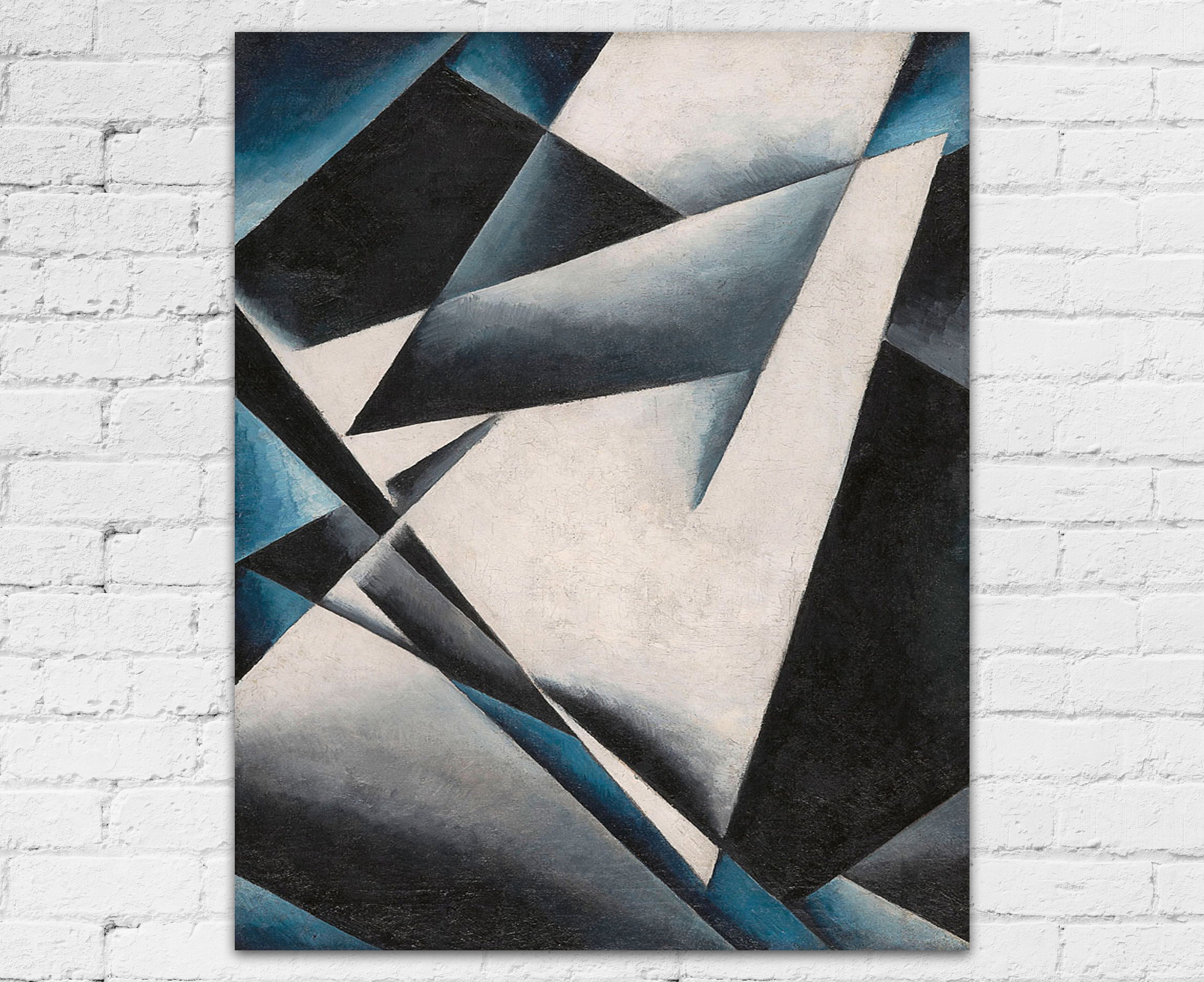 Modern Abstract Oil Painting Painterly Architectonics by Lyubov Popova