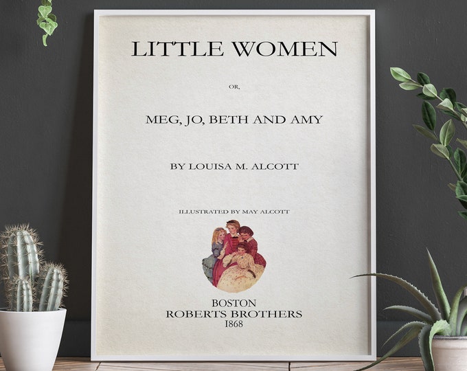 Little Women Book Page Louisa May Alcott Jo March