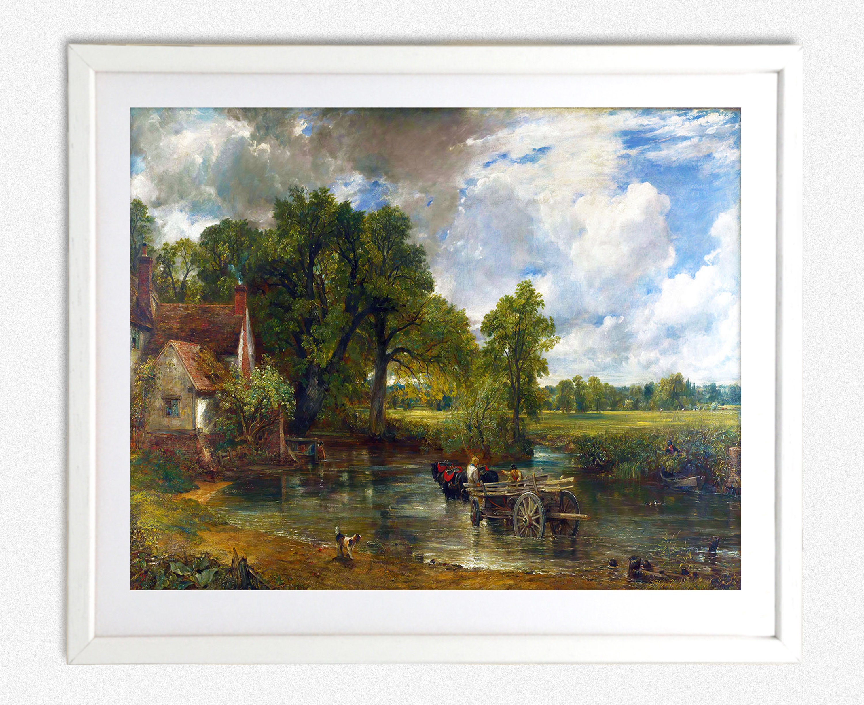 木製パズル完成品オーダー。田園のコテージ 木製パズル完成品オーダー。田園のコテージ