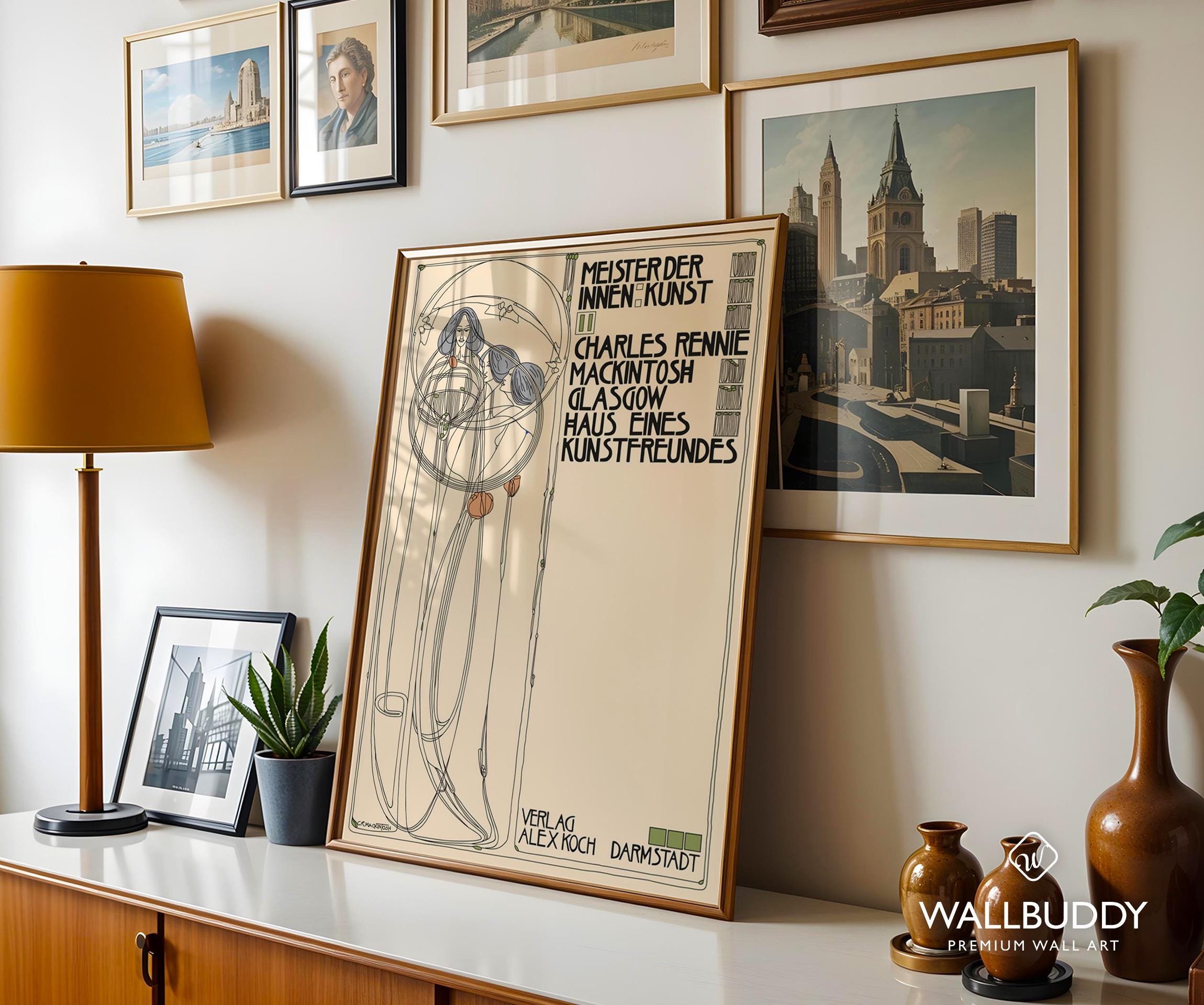 Margaret Macdonald Mackintosh Glasgow School Poster – Art Nouveau