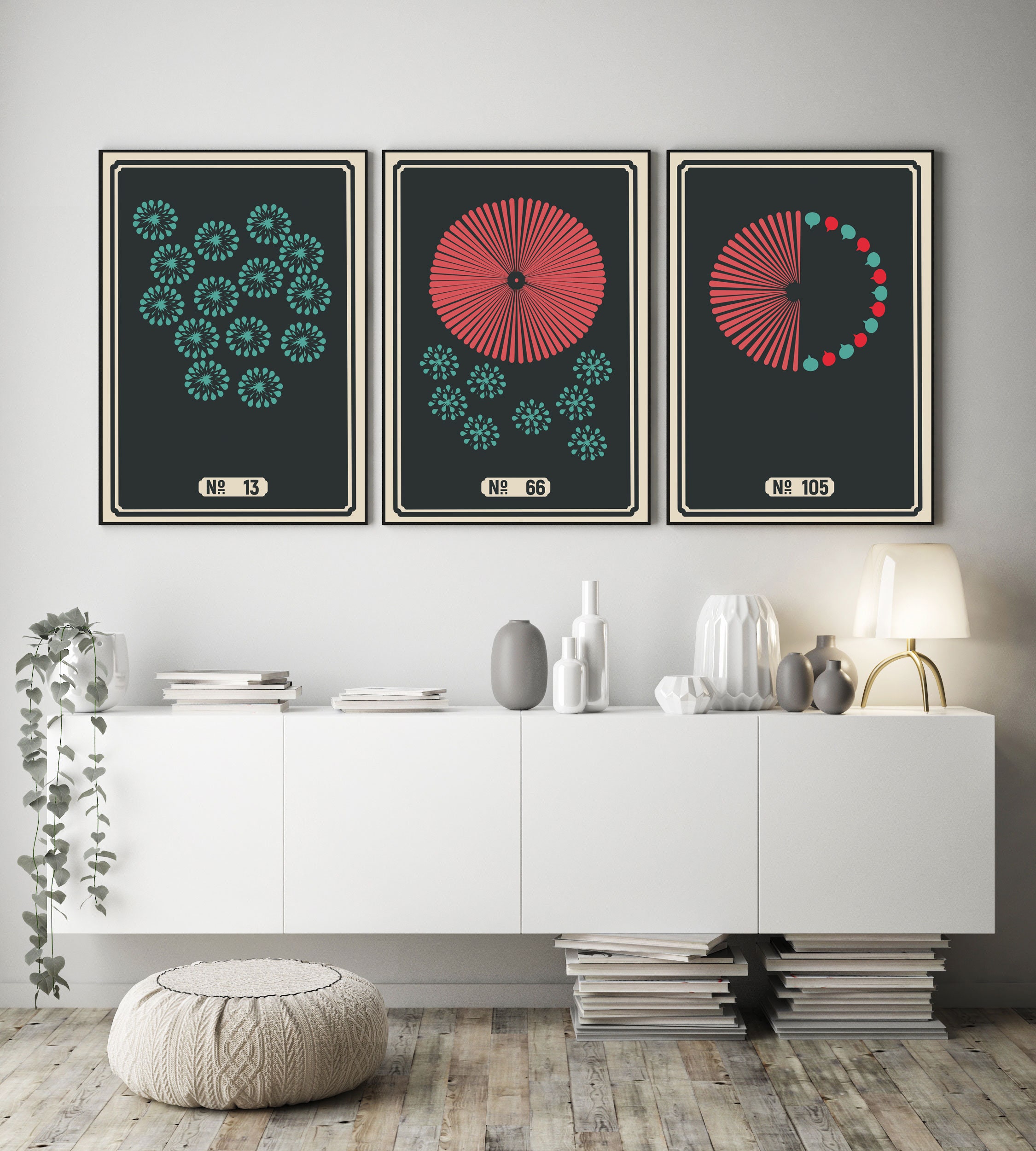 Japanese Minimalist Art Japanese Culture Art Set of 3 Japanese Pop Art