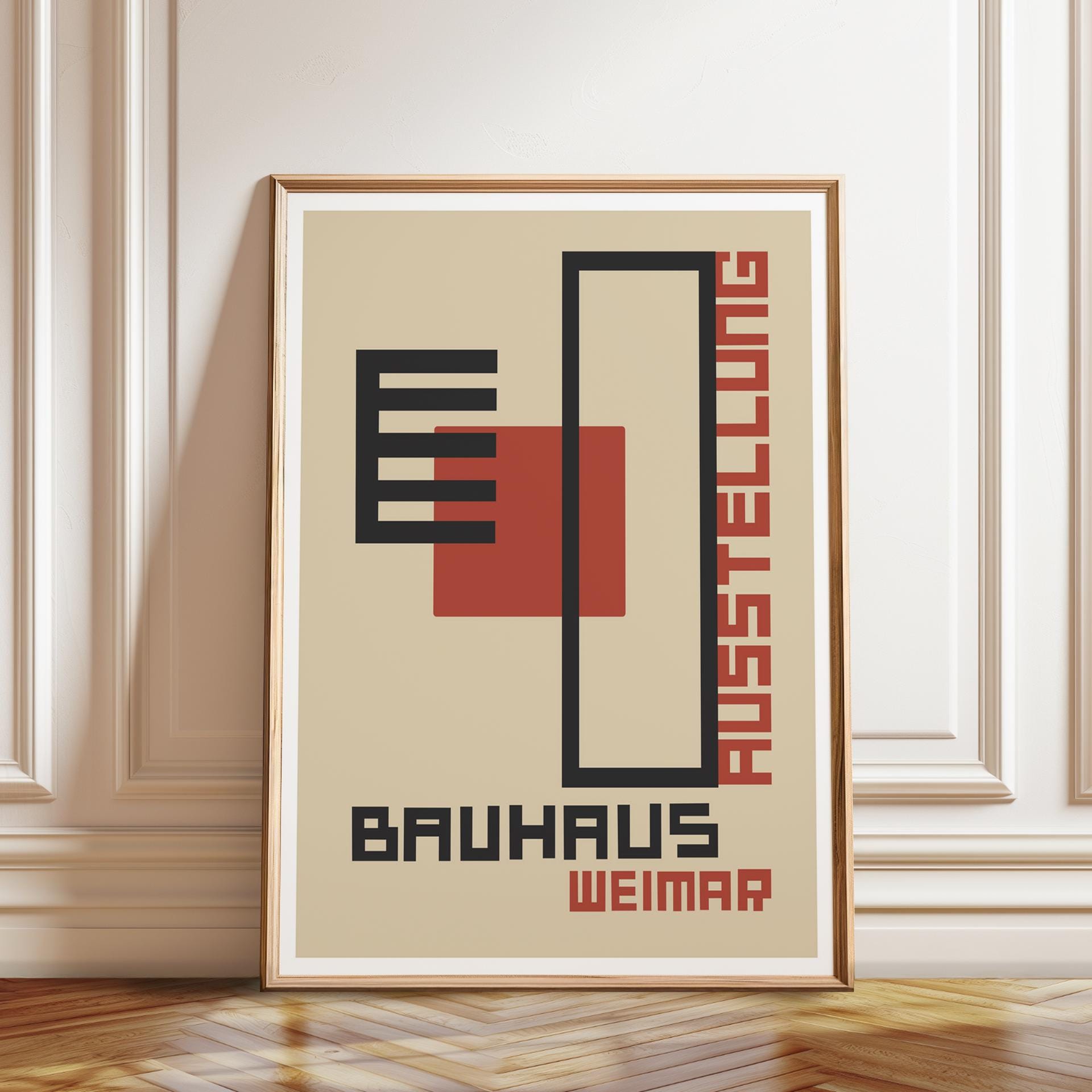 Bauhaus Exhibition Poster 1923: Modernist Art Print - Etsy Norway
