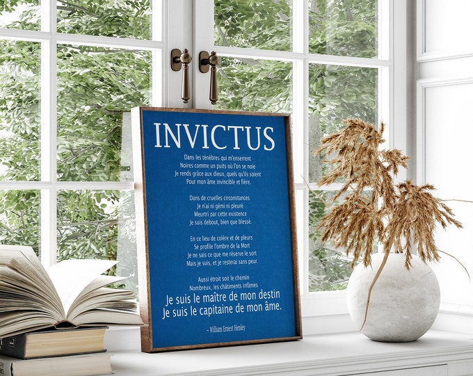 Invictus par William Ernest Henley Invictus Poeme en Francais