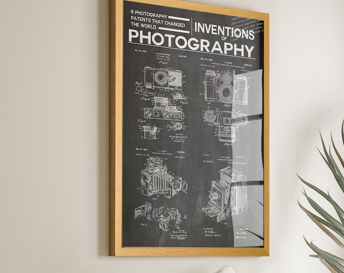 Capture the Art of Photography with Camera Patents Posters - Ideal Decor for Photo Enthusiasts and Studio Rooms - Win37