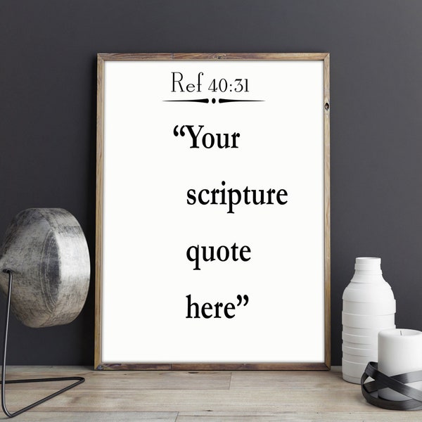 Custom Scripture Wall Art Etsy